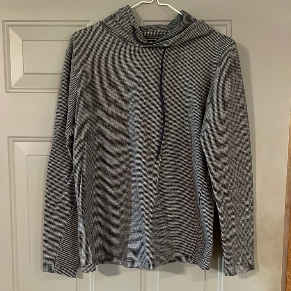 Men's Gray Hooded Shirt